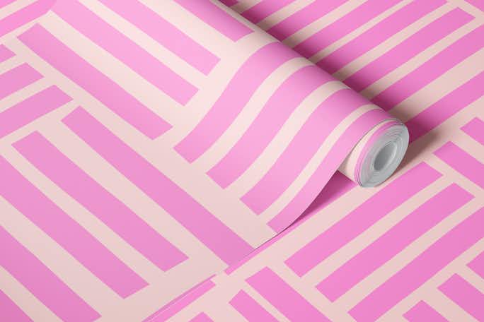 Playful pink hueswallpaper roll