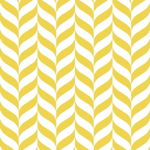 Saffron Yellow Chevron 3D