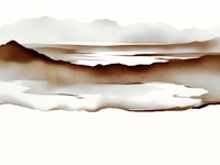 Tan Watercolor Horizon ταπετσαρία