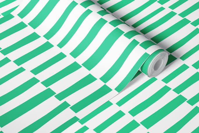Green cutswallpaper roll