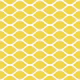 Mustard Yellow Ogee Oval Pattern