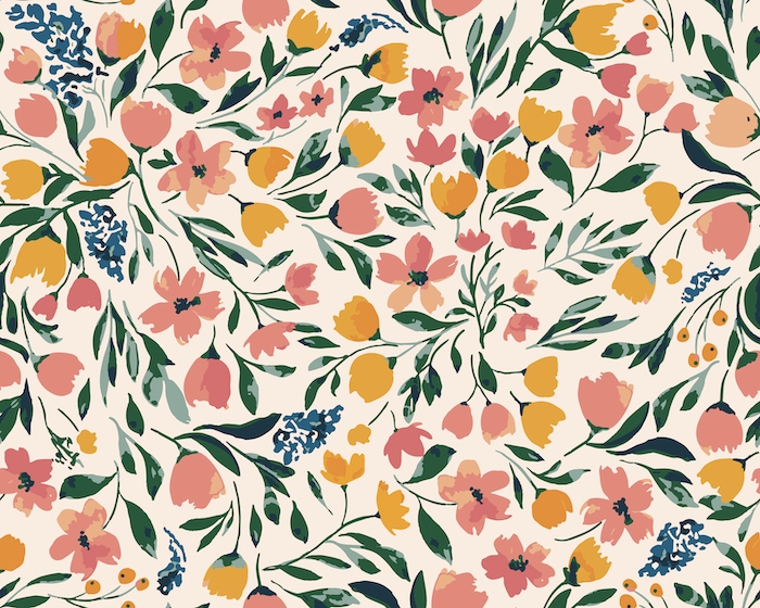 Floral Wallpaper - Margaret | happywall.com