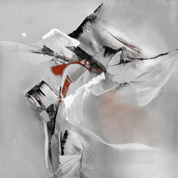 Moody Mind Abstract Painting