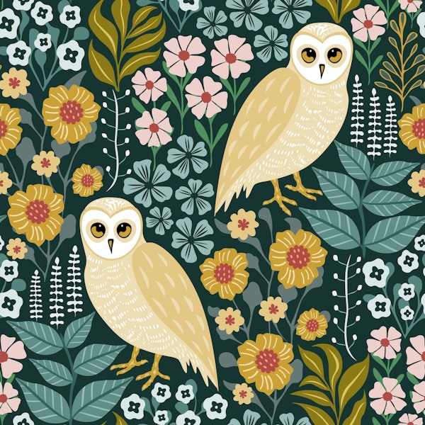 Night Garden Barn Owls