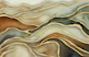 Magnificent Marble Landscape Brown Green Gold