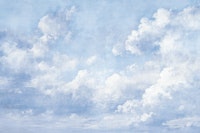 Serenity - Pastel Blue Sky in Safir wallpaper