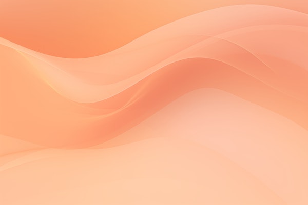 Peach Fuzz Ethereal Abstract Wave