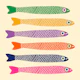ANCHOVIES Bright Fish on Cream