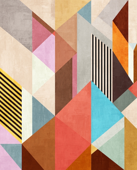 Geometric with Triangles 28 - Happywall