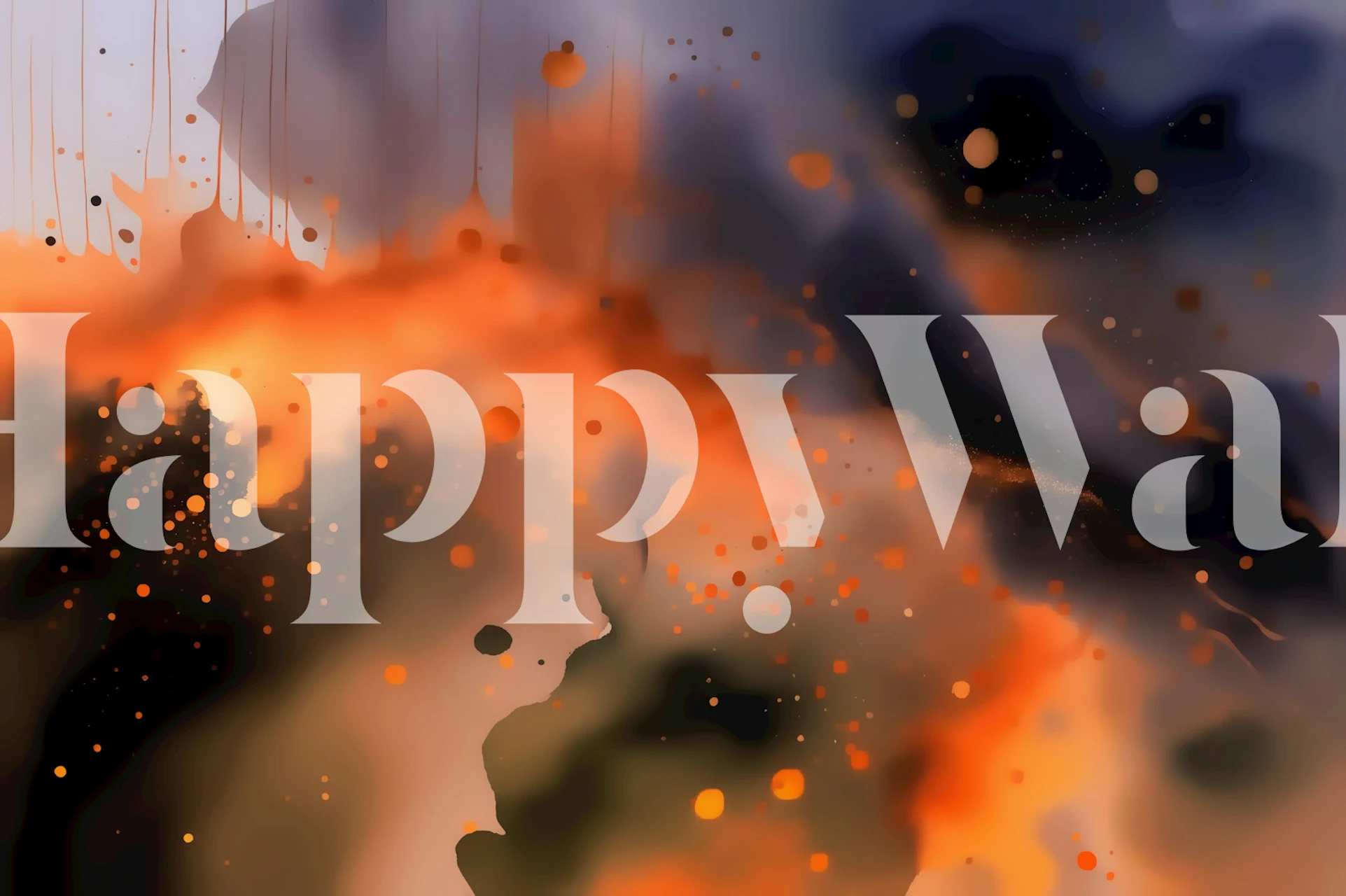 Sunburst Galaxy Tapete in einem stilvollen Raum