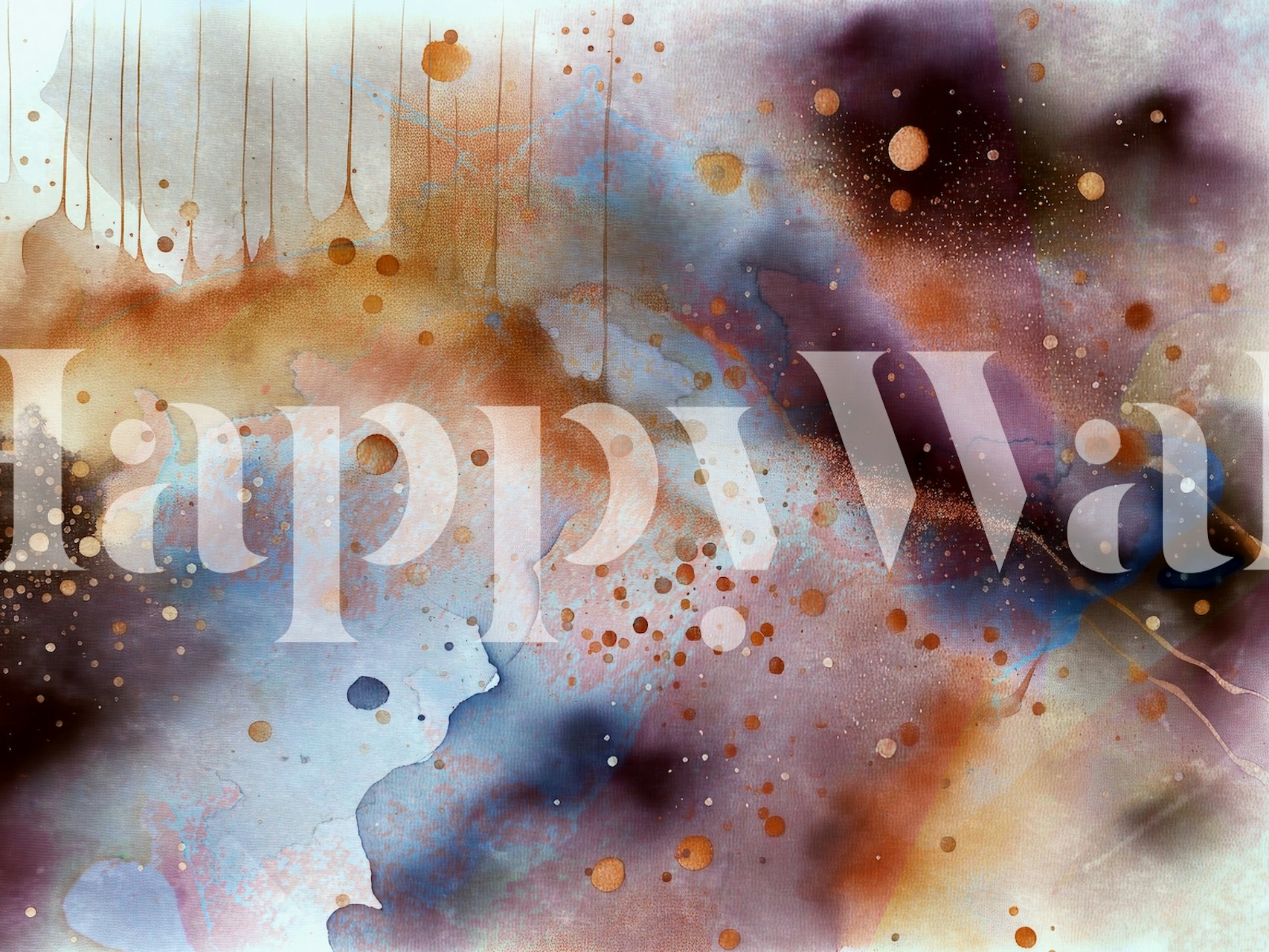 Peaceful Marble Meditation behang in een kamer