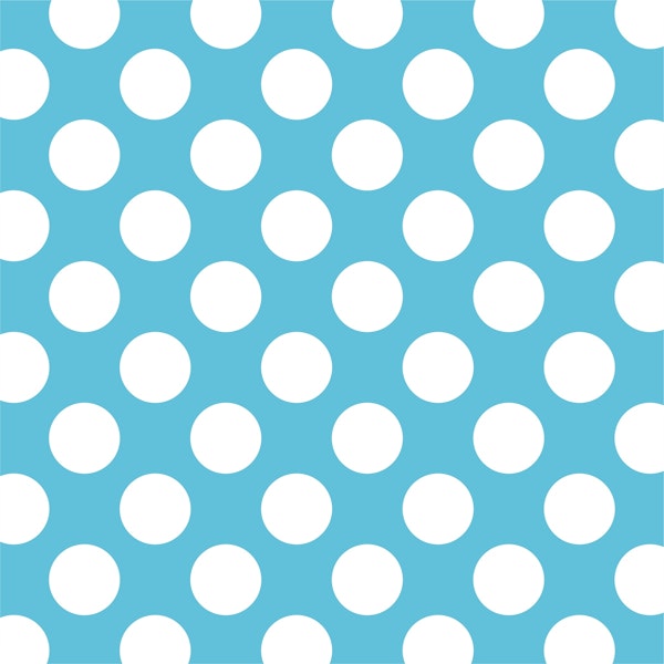 Sky blue polka dotted pattern