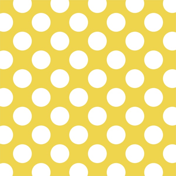 Yellow polka dot pattern