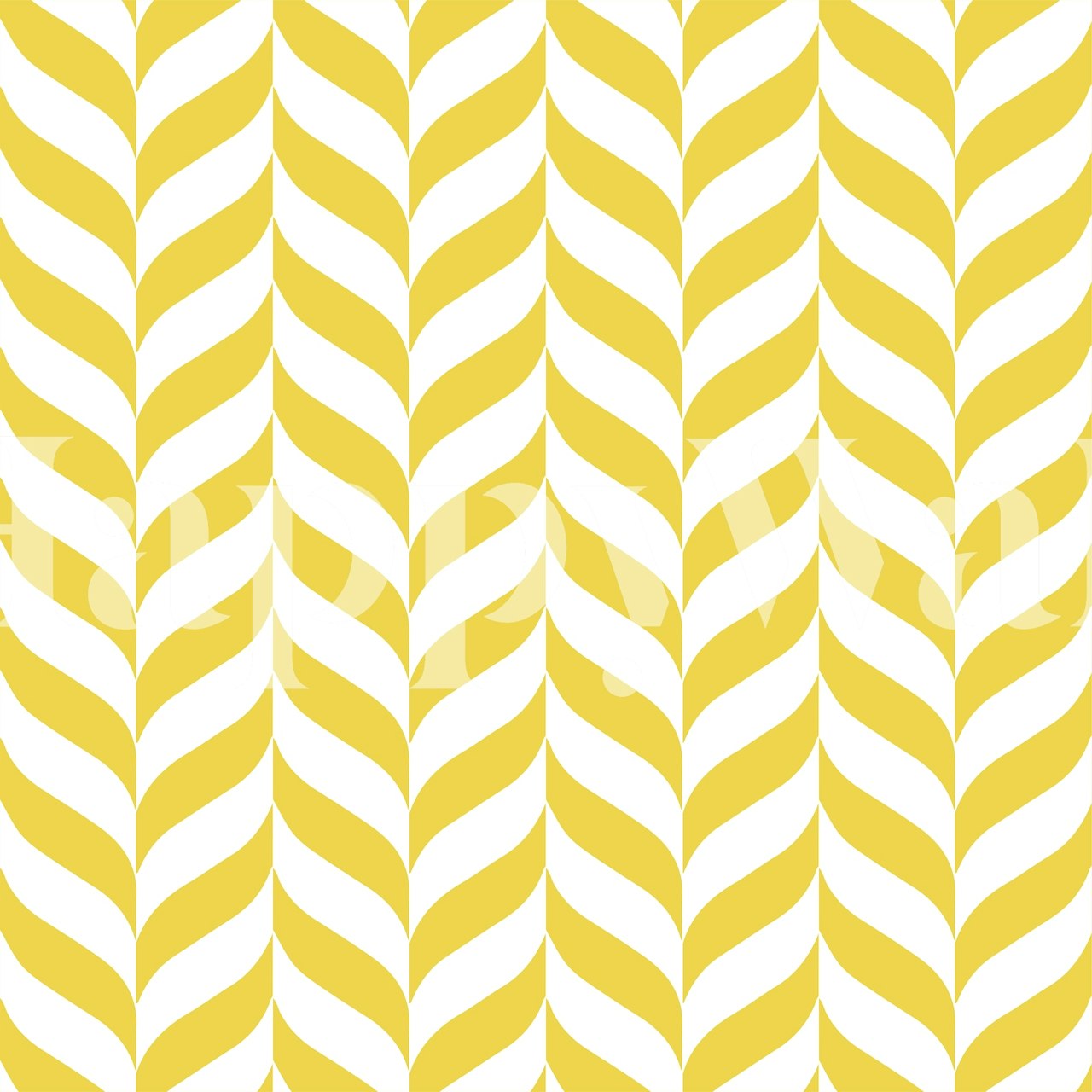 Mostaza y blanco Modern Chevron pattern mustard white en el interior