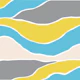 Modern art cement saffron skyblue