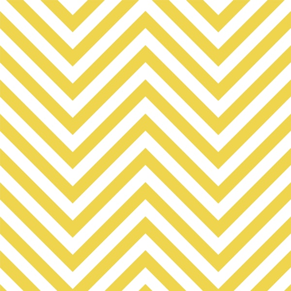 Chevron pattern in white and yellow