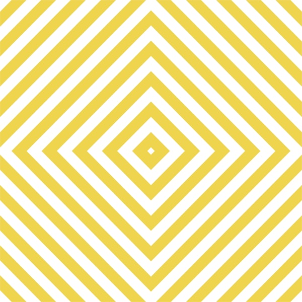White Yellow Square Stripe Design