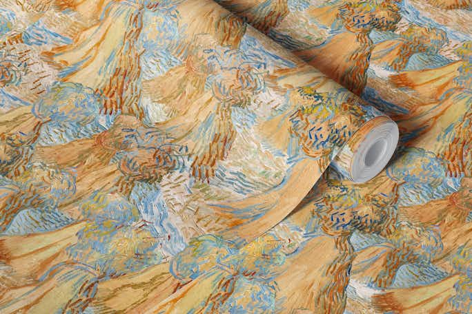 Vincent van Gogh's Sheaves of Wheat originalwallpaper roll