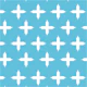 Sky Blue Cross Pattern