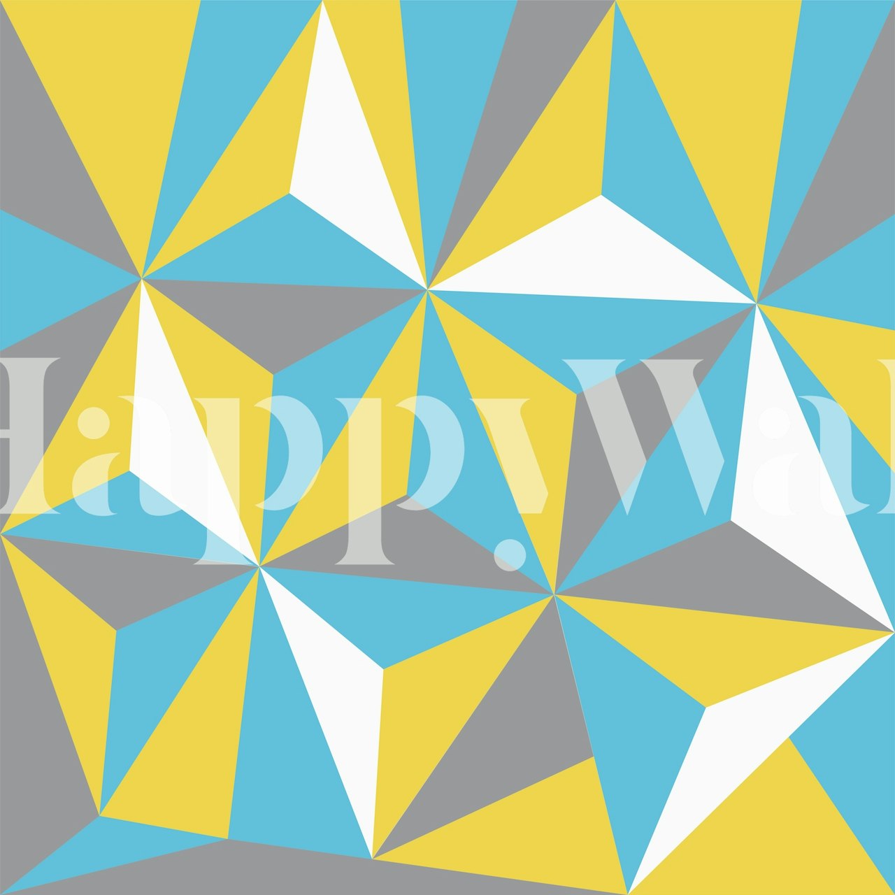 Dizajn tapete Scandi color blocks u sobi