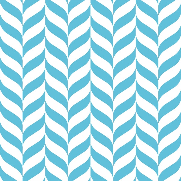 Sky blue white chevron pattern