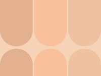 Mid-Century Bold Minimalist Peach Fuzz wallpaper