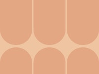 Peach Fuzz Mid-Century wallpaper