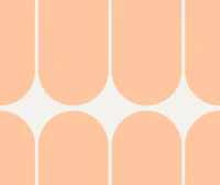 Boho Peach Fuzz Mid-Century tapete