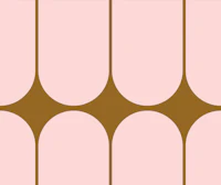 Bold Seventies Mid-Century Arches tapete