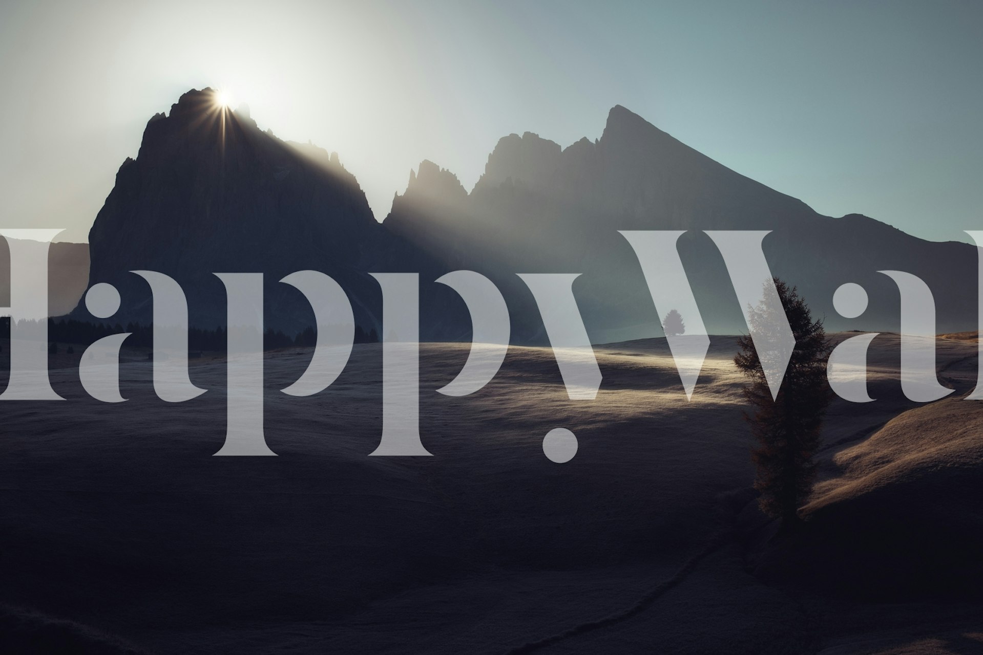 Fototapeta Góry Dolomity o wschodzie słońca