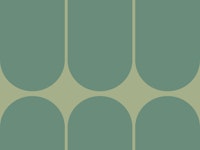 Boho Mid-Century Arches wallpaper