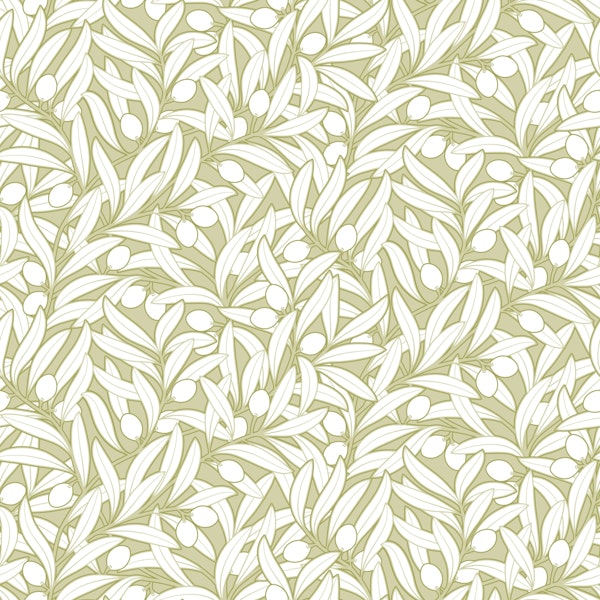Olives Neutral Botanical - Matte Olive Green