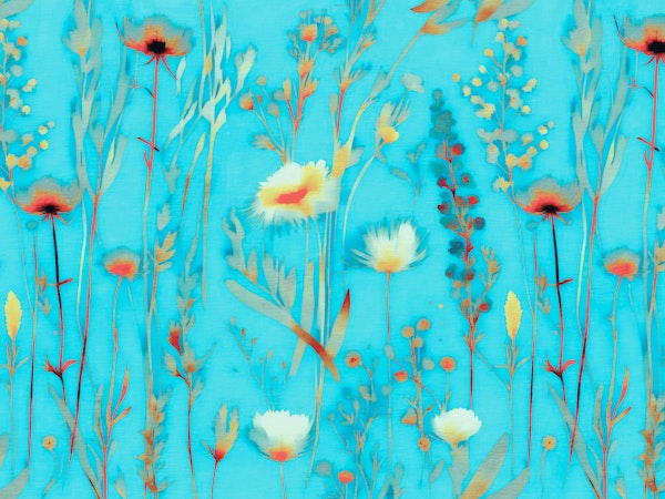 Summer Wildflowers Neon