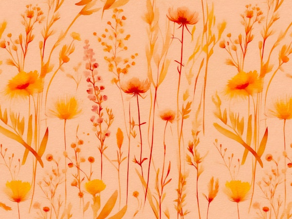 Peach Fuzz Wildflowers