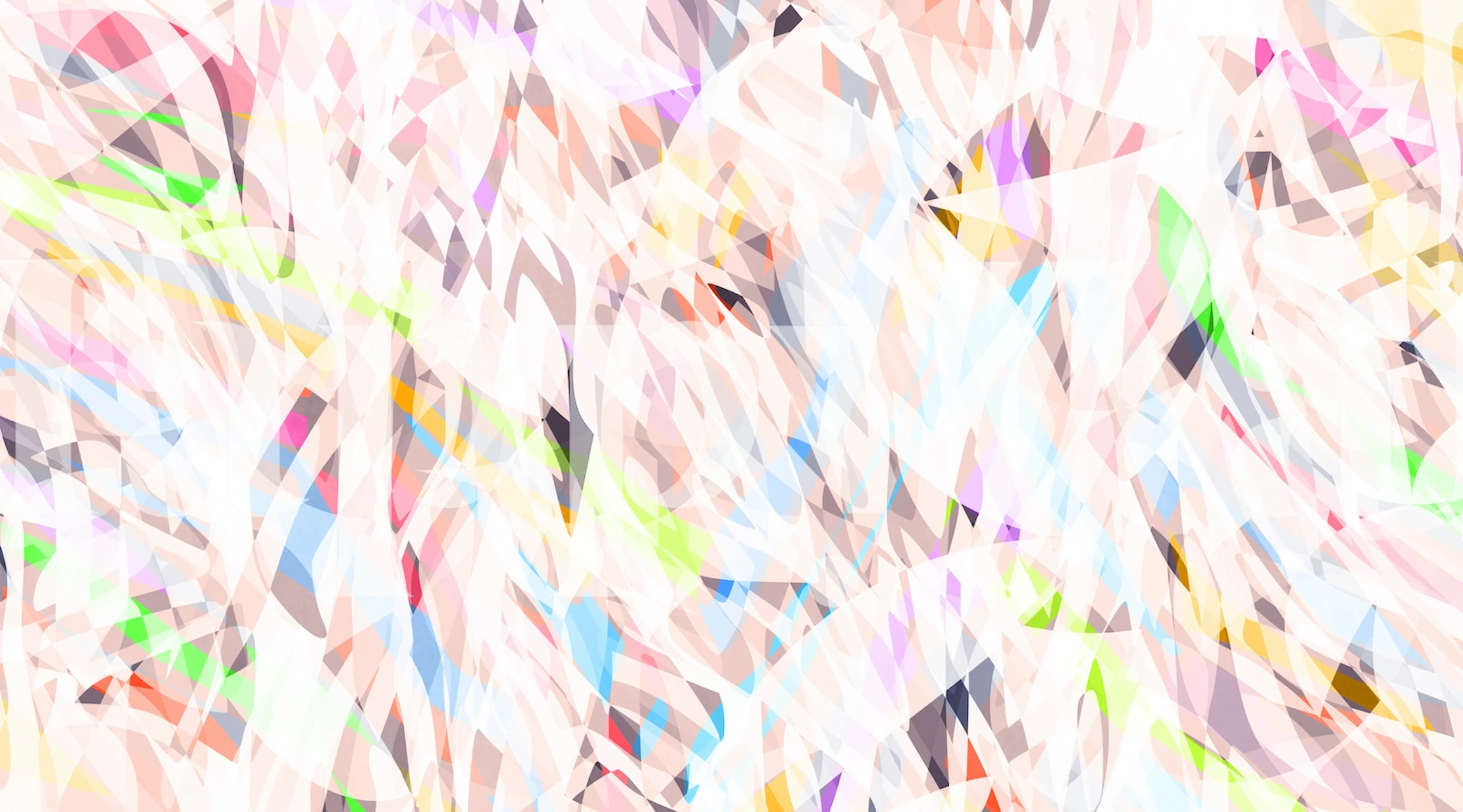 Colorful geometric abstract shapes in pastel tones wallpaper