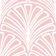 Sketched scallops - rose