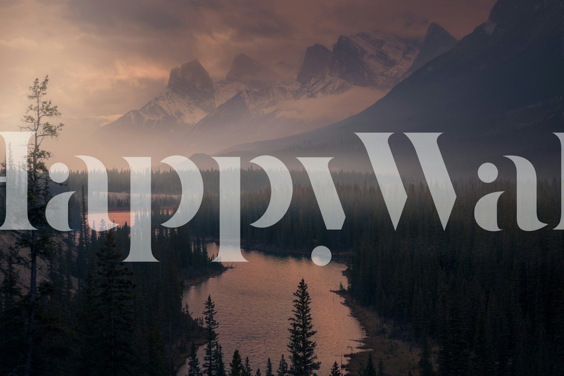 Tapeta inspirirana prirodom s planinama