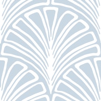 Sketched scallops - country air blue tapety