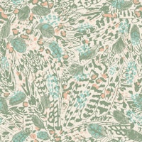 Abstract animal print pastel pink tapeta