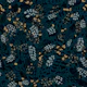 Abstract animal print modern indigo