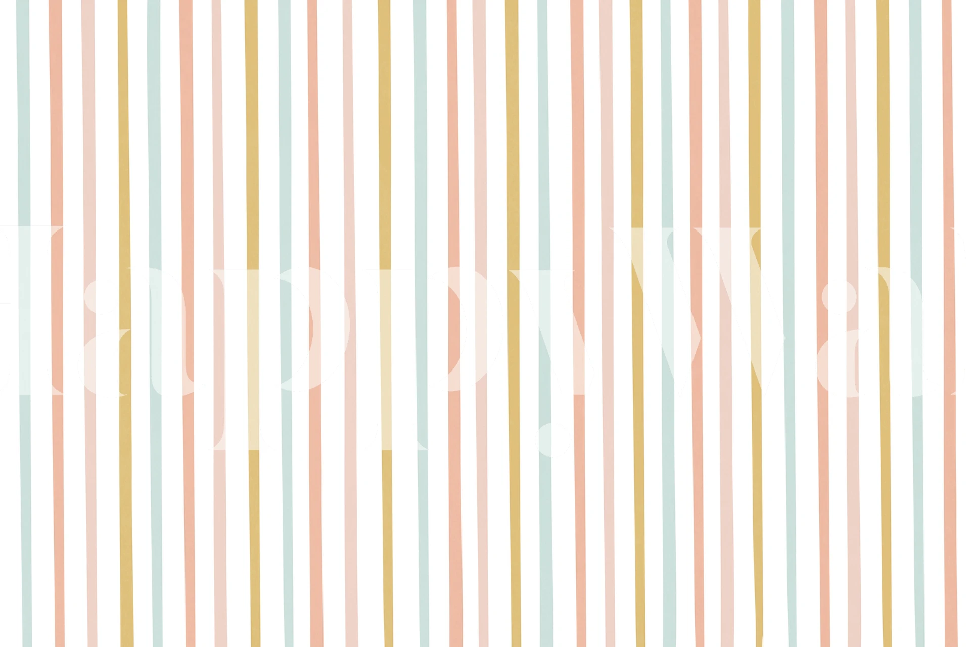 Happy Stripes Nursery tapeta u sobi