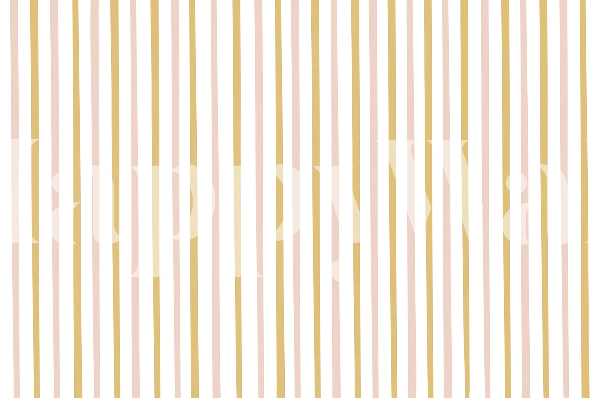 Tapeta Pink a Mustard Stripes v místnosti