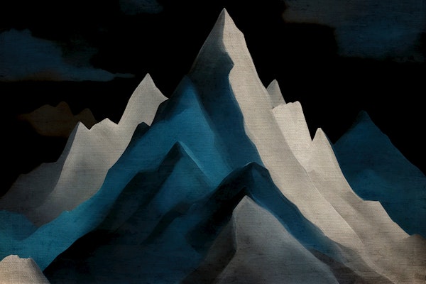 Moody Mountain Night