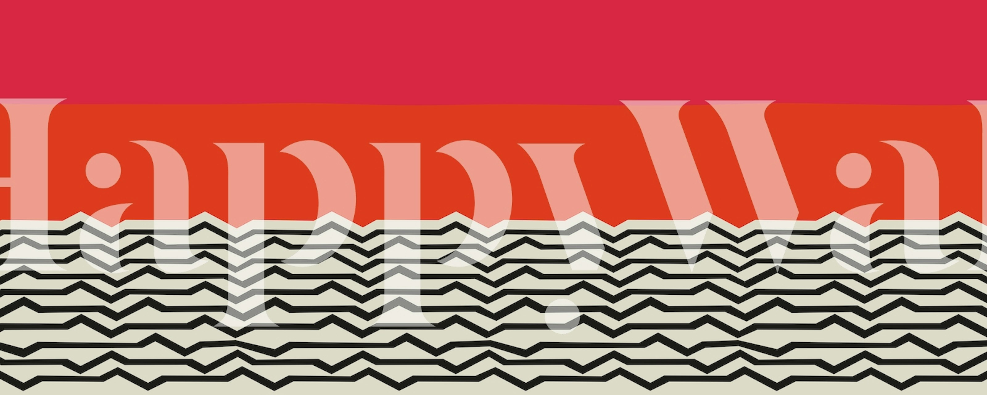 Vibrantni dizajn tapeta s ekspresivnim linijama