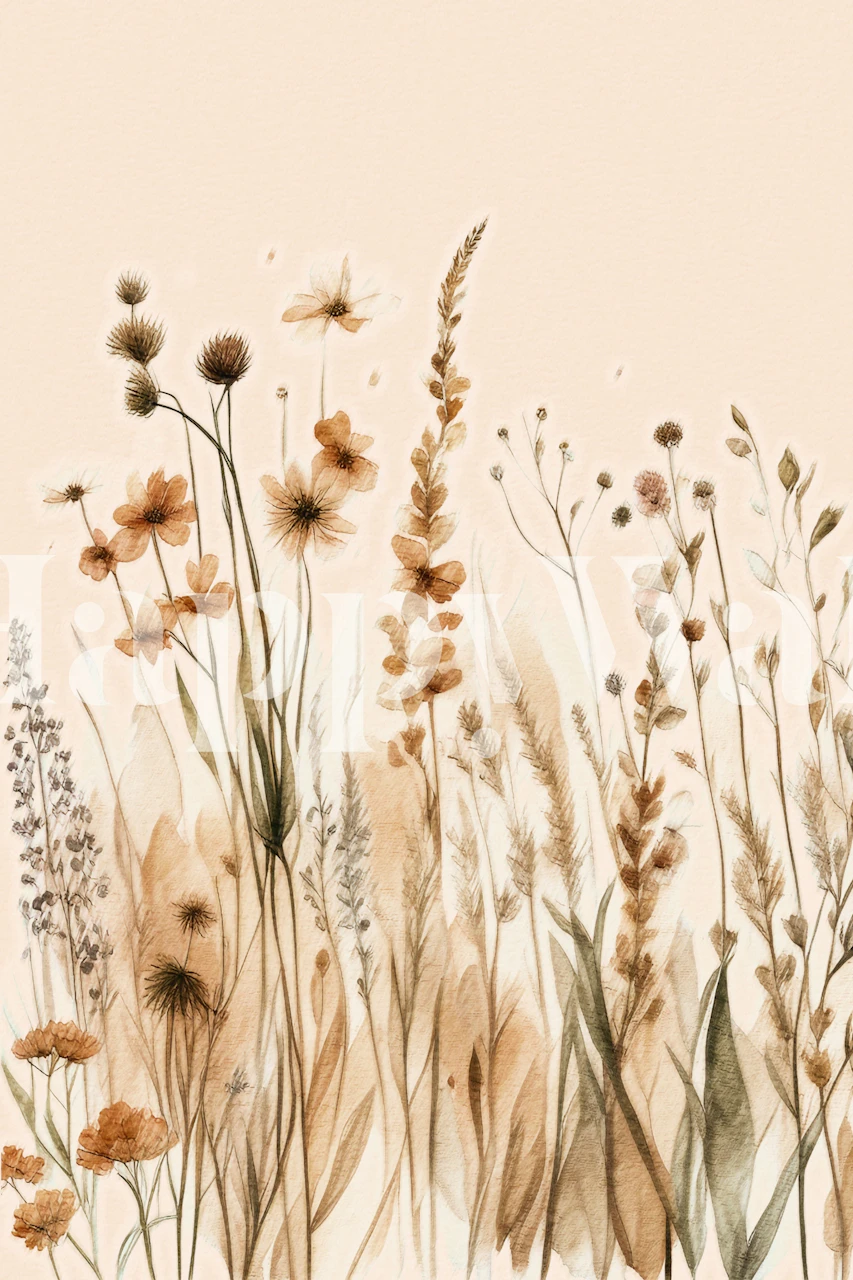 Carta da parati Wildflower Dream in una stanza