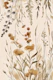 Beige Peach Wildflowers