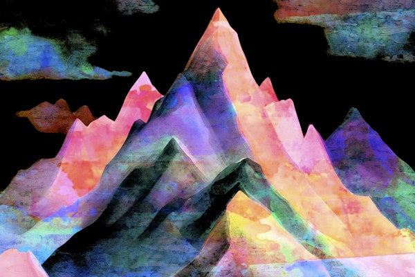 Grunge Dream Landscape