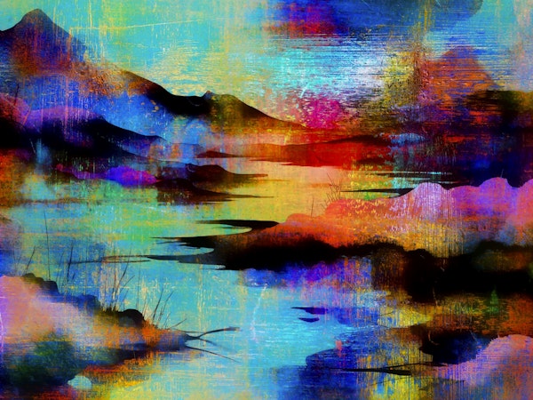 Painted Dream Landscape