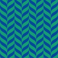 Blue green chevron pattern wallpaper