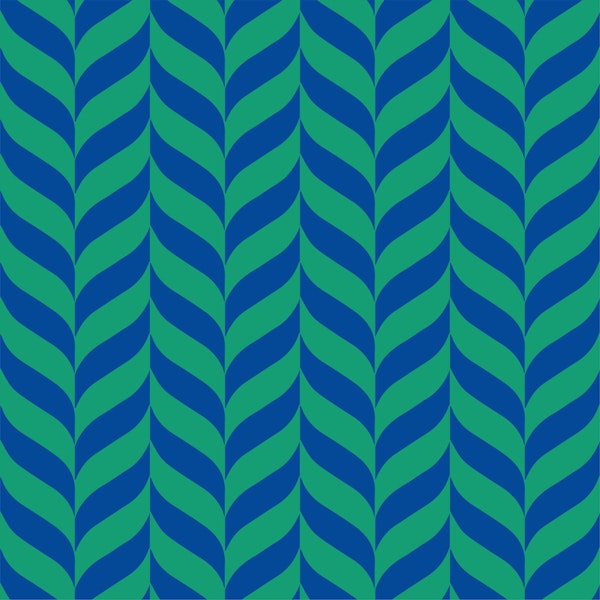 Blue green chevron pattern